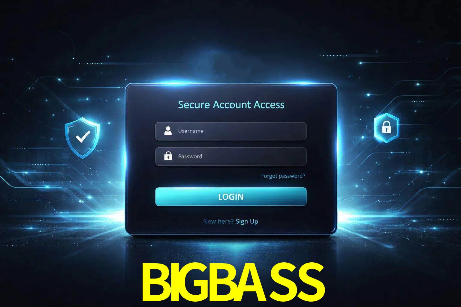 Pantalla de inicio de sesión de cuenta BIGBASS para usuarios en México