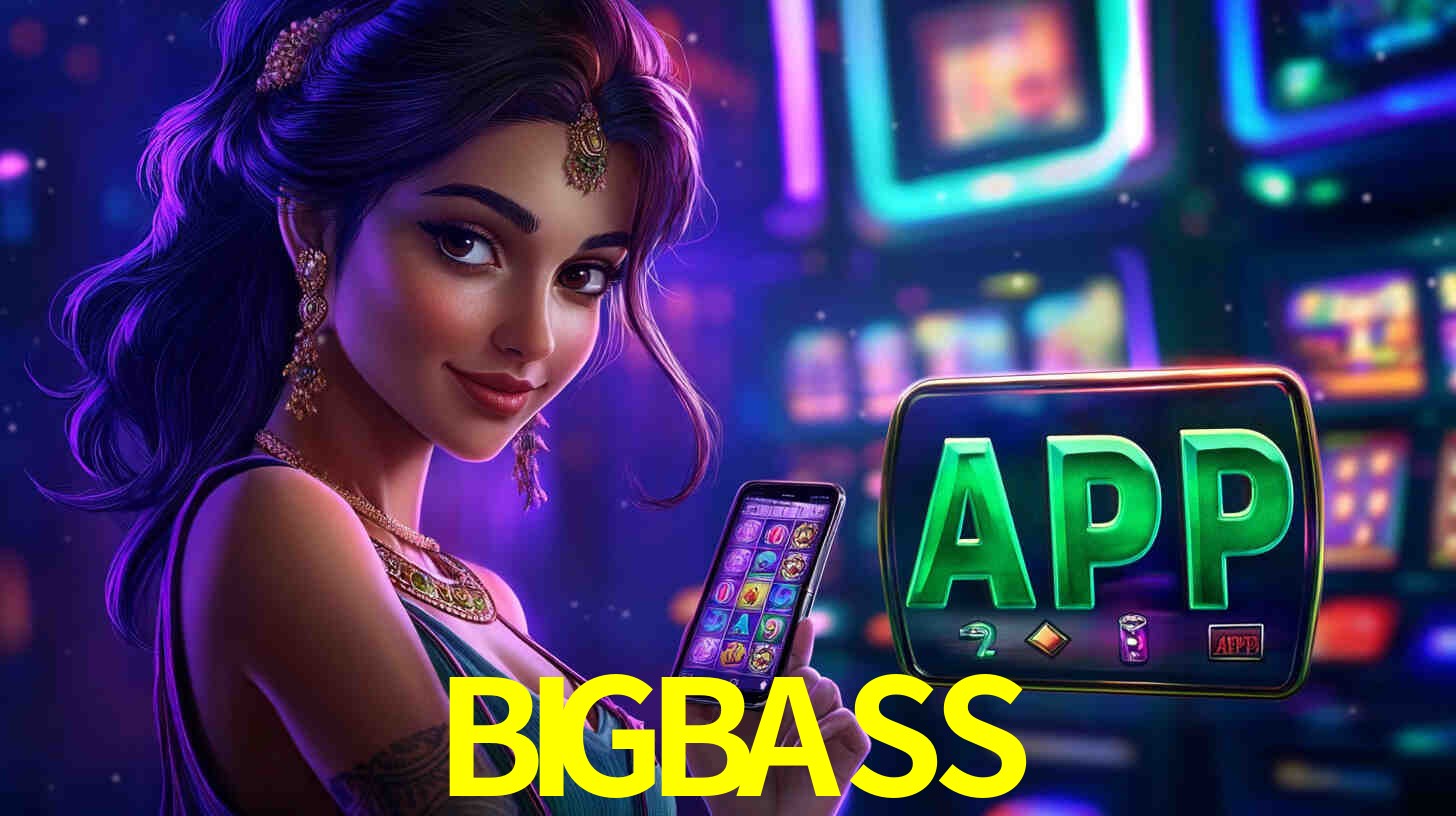 Interfaz de la app móvil BIGBASS en un smartphone moderno
